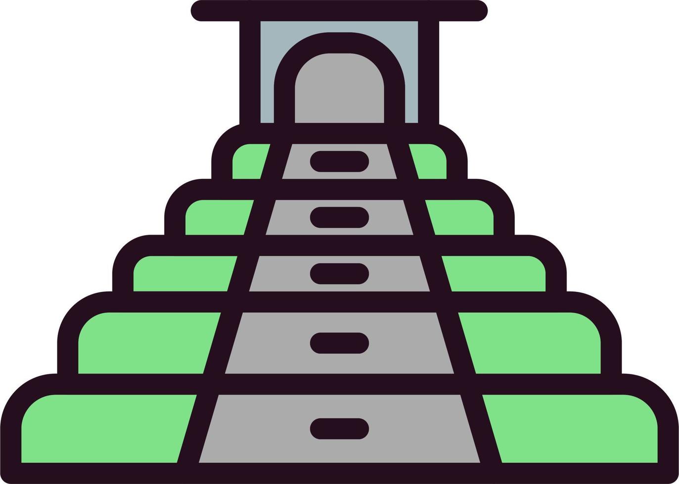 Chichen Itza Vector Icon