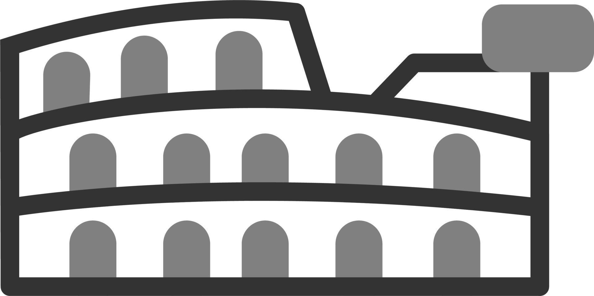 coliseo vector icono