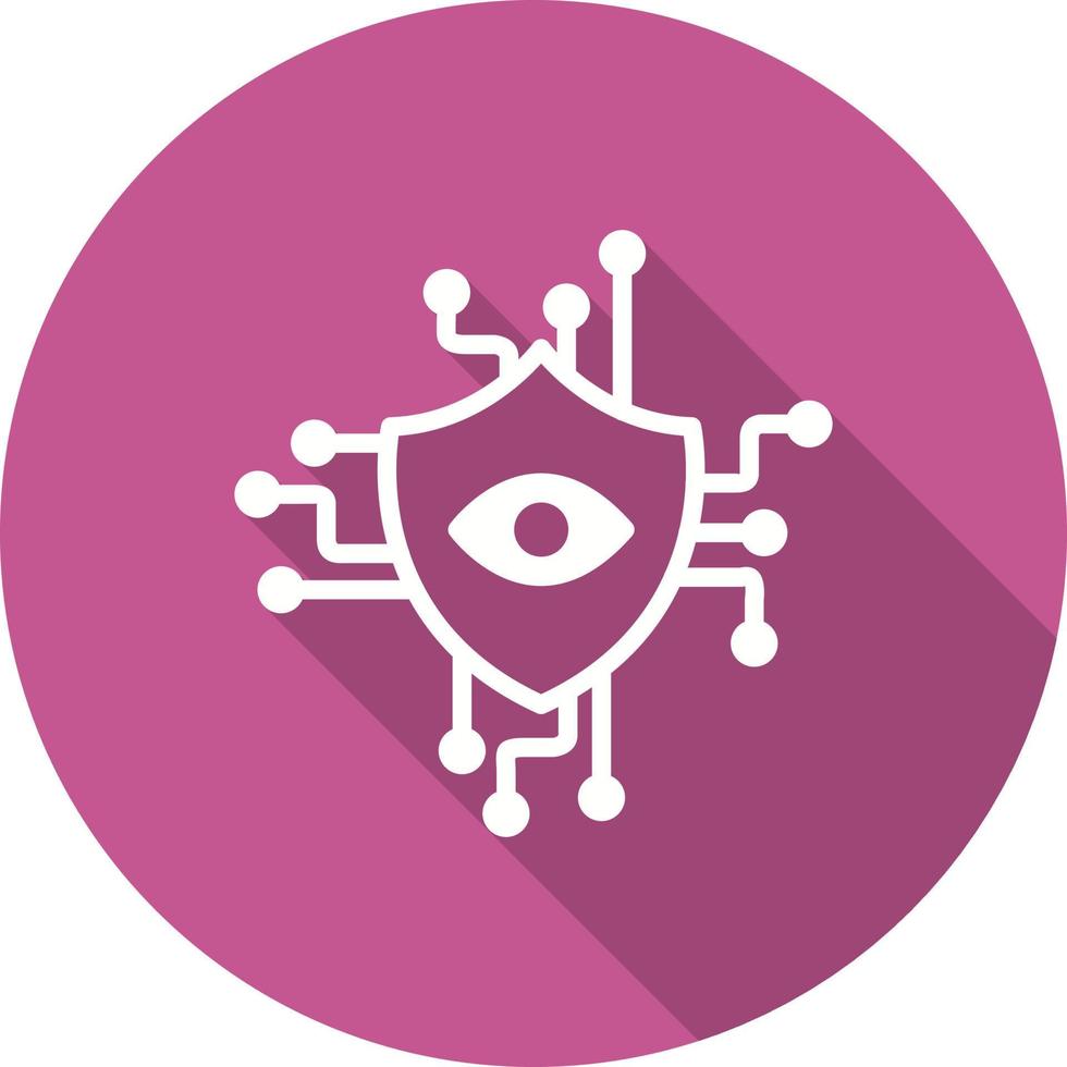 Security Monitoring Vector Icon