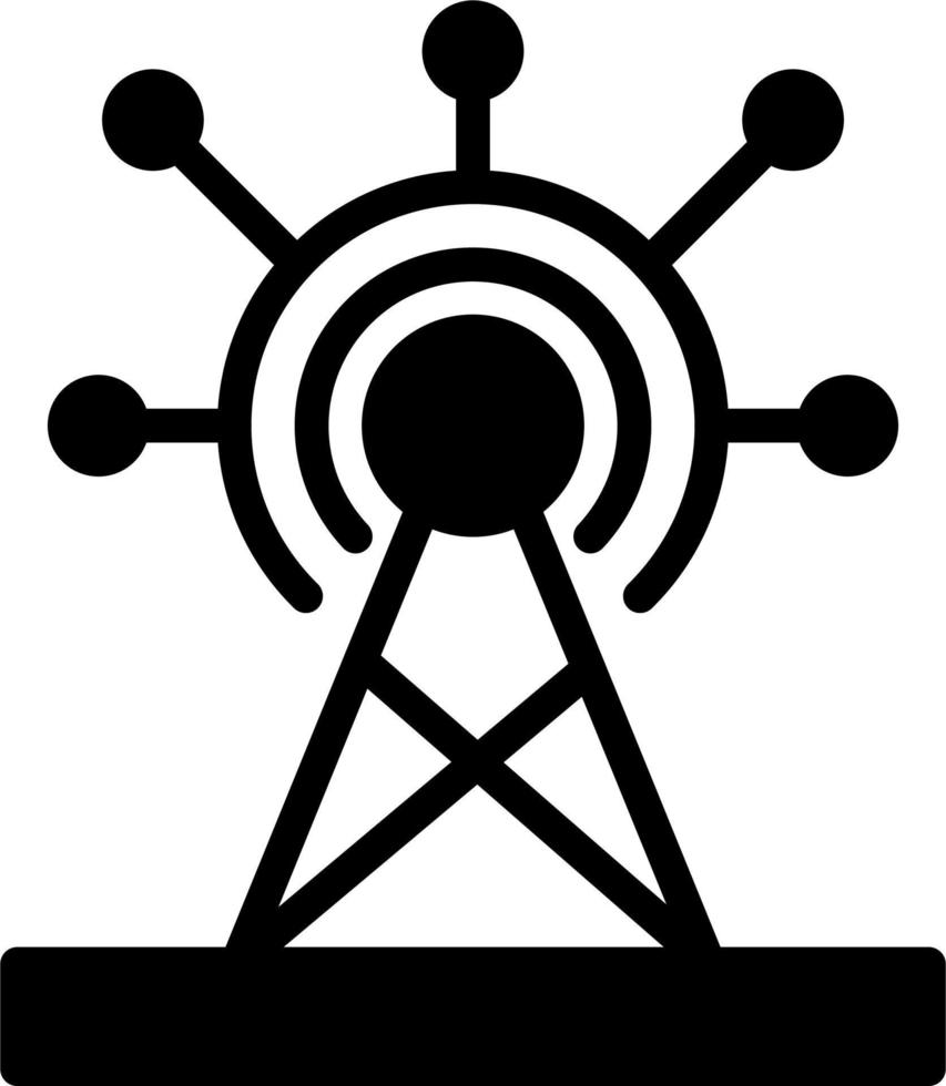 Communication Tower Vector Icon