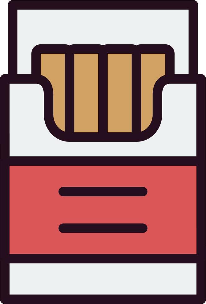 Cigarette Box Vector Icon