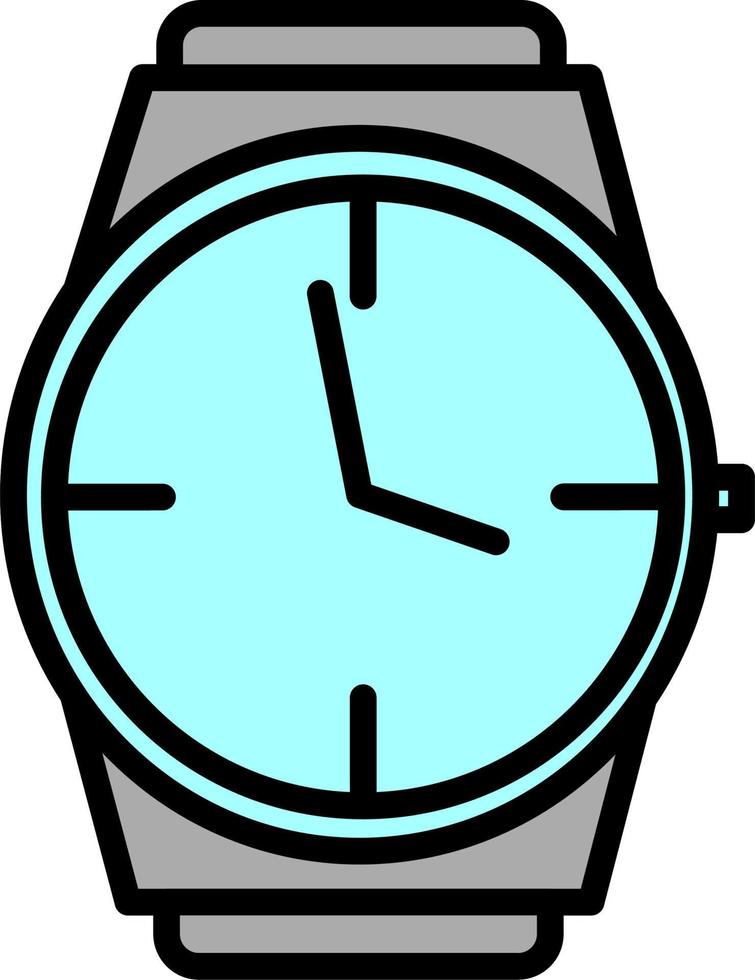 icono de reloj de pulsera vector