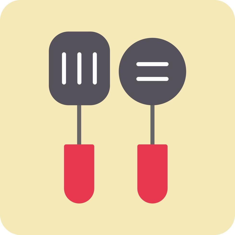 cocina utensilios icono vector