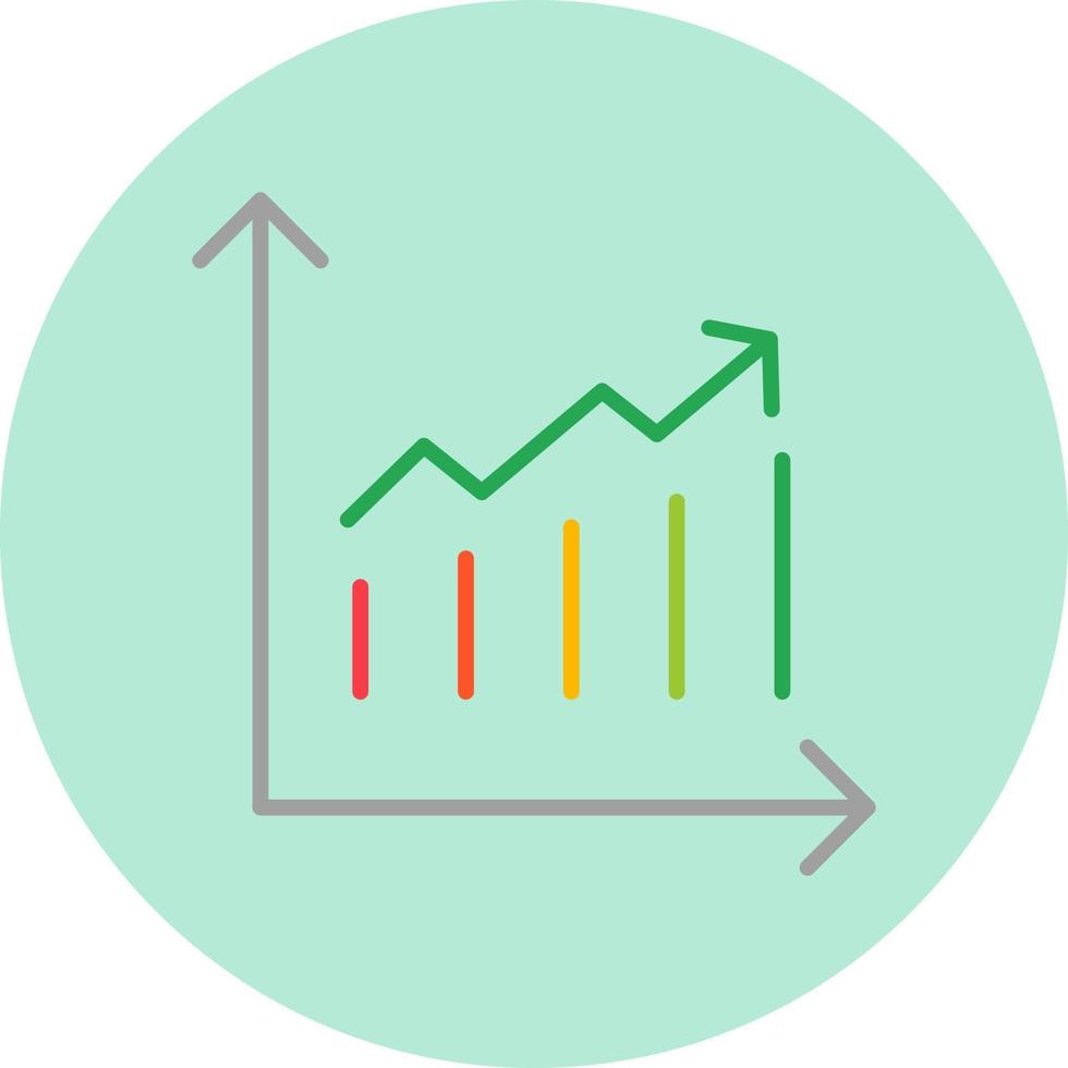 Analysis Graph icon vector