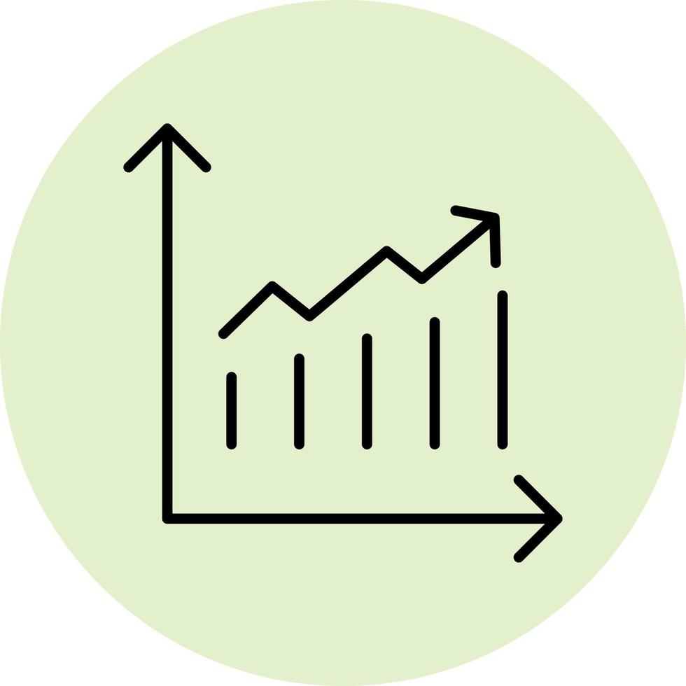 Analysis Graph icon vector