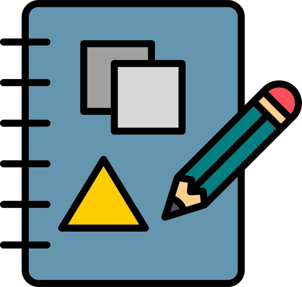 Sketchbook Vector Icon