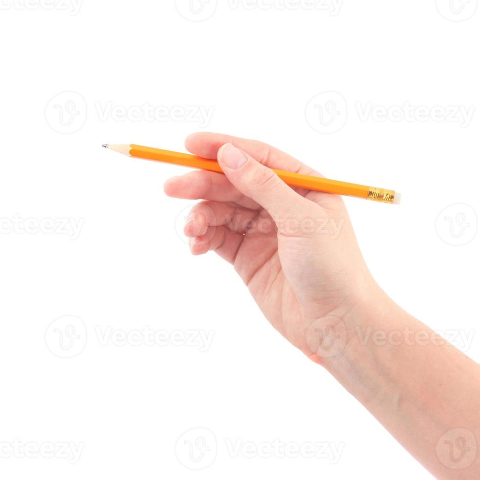 Hand and Pencil photo