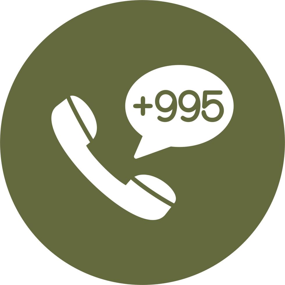 Georgia Dial code Vector Icon