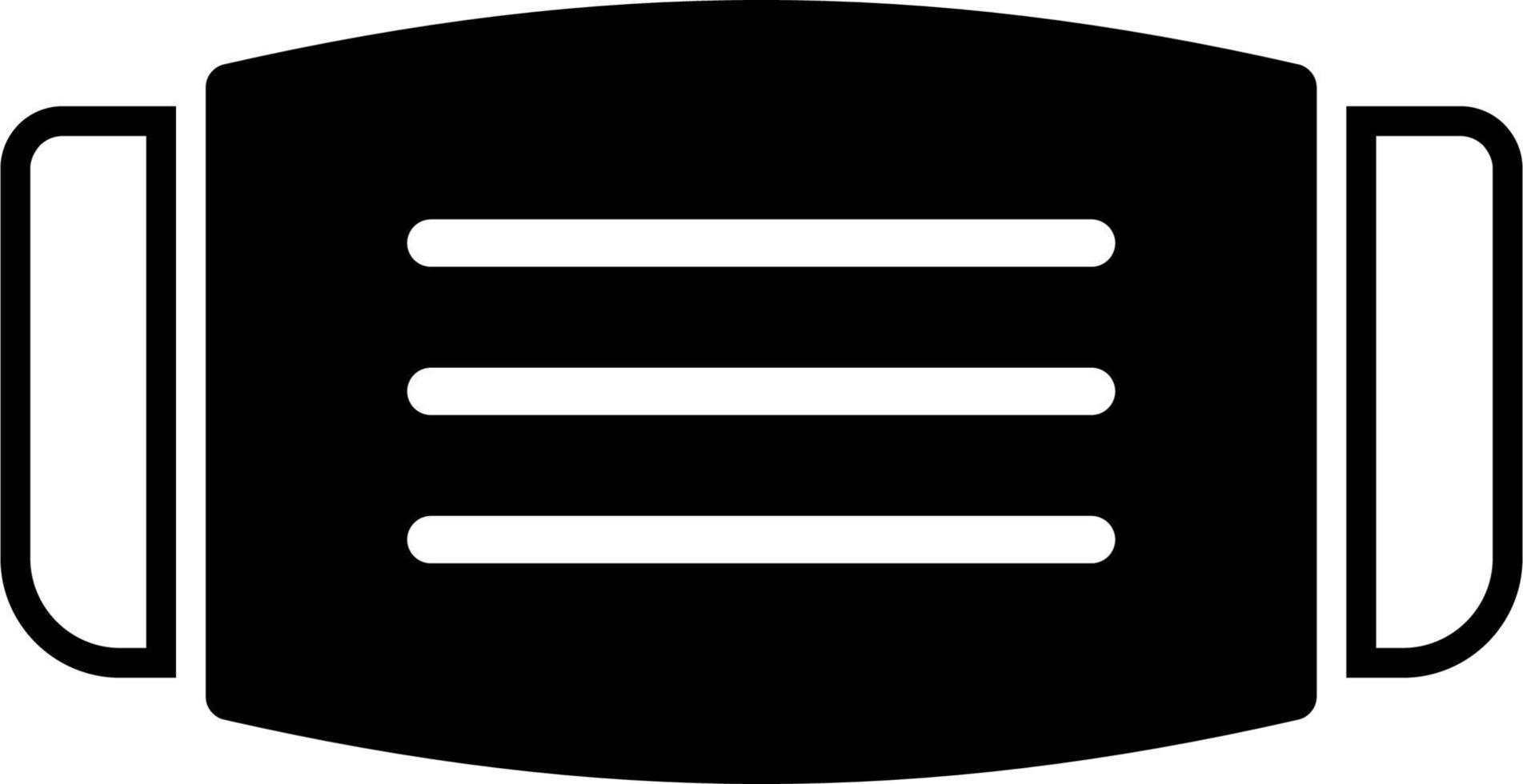 Medical Mask Vector Icon
