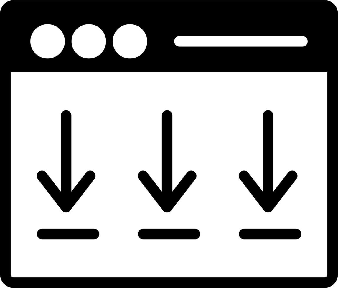 Landing Page Vector Icon