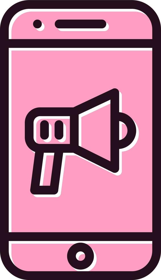 Mobile Marketing Vector Icon