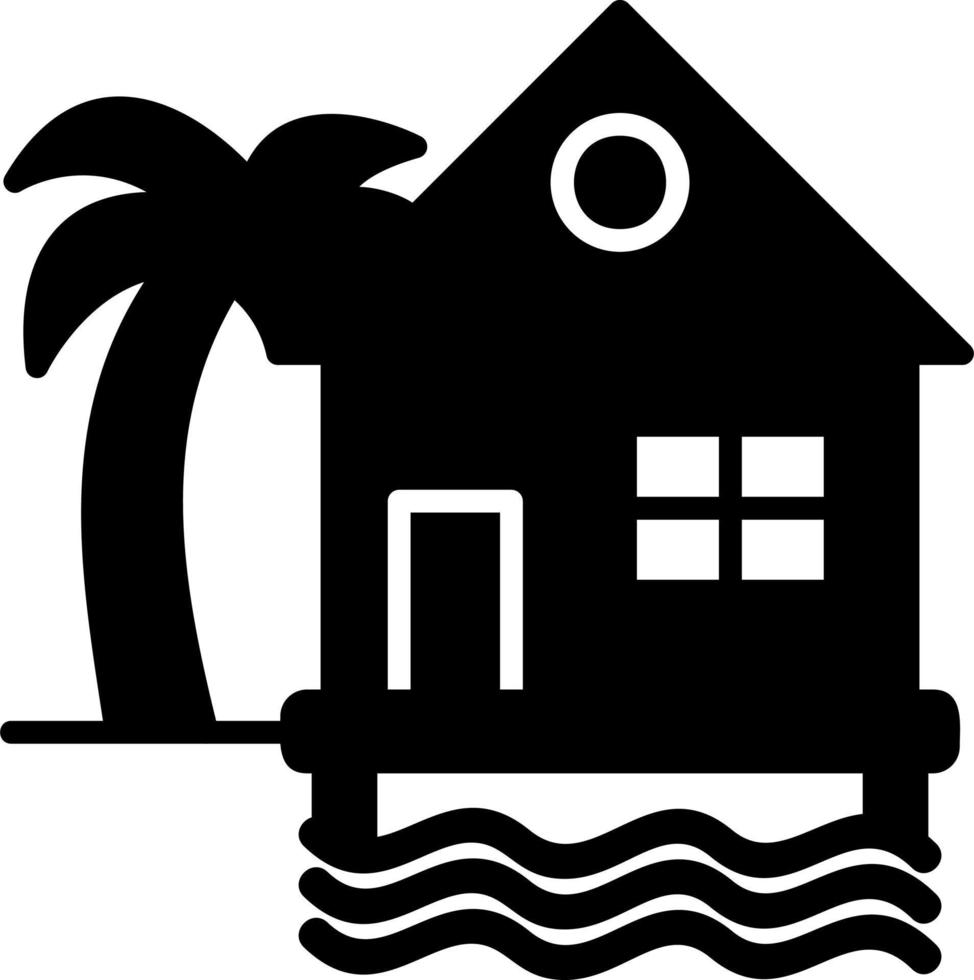 Beach House Vector Icon 21092938 Vector Art at Vecteezy