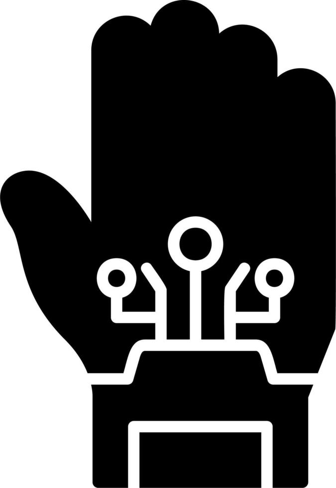 Robotic Hand Vector Icon