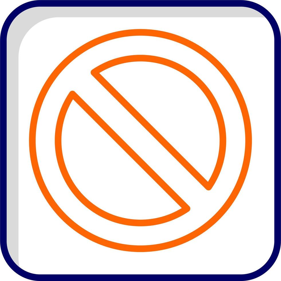 Prohibition Vector Icon