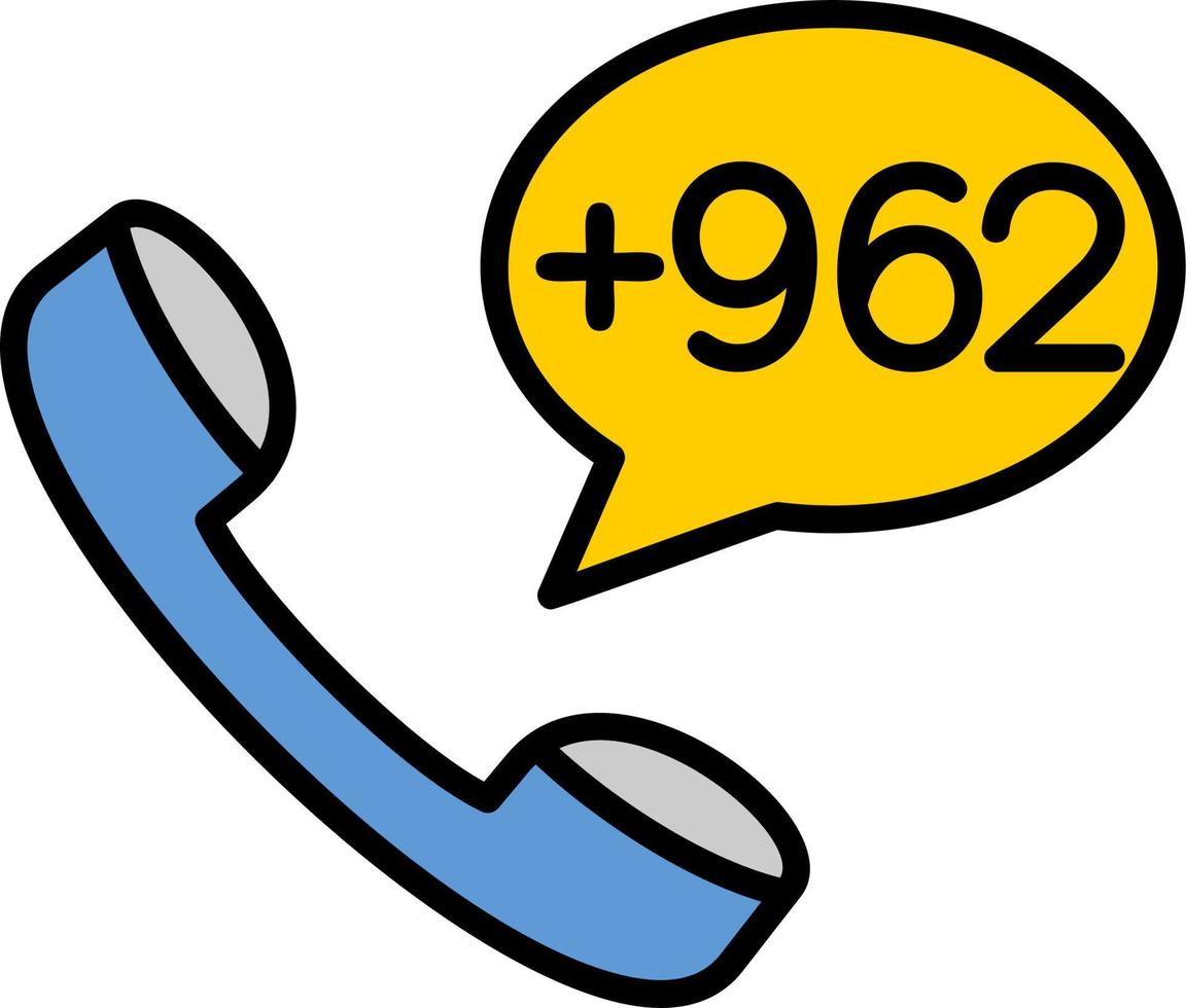 Jordan Dial code Vector Icon