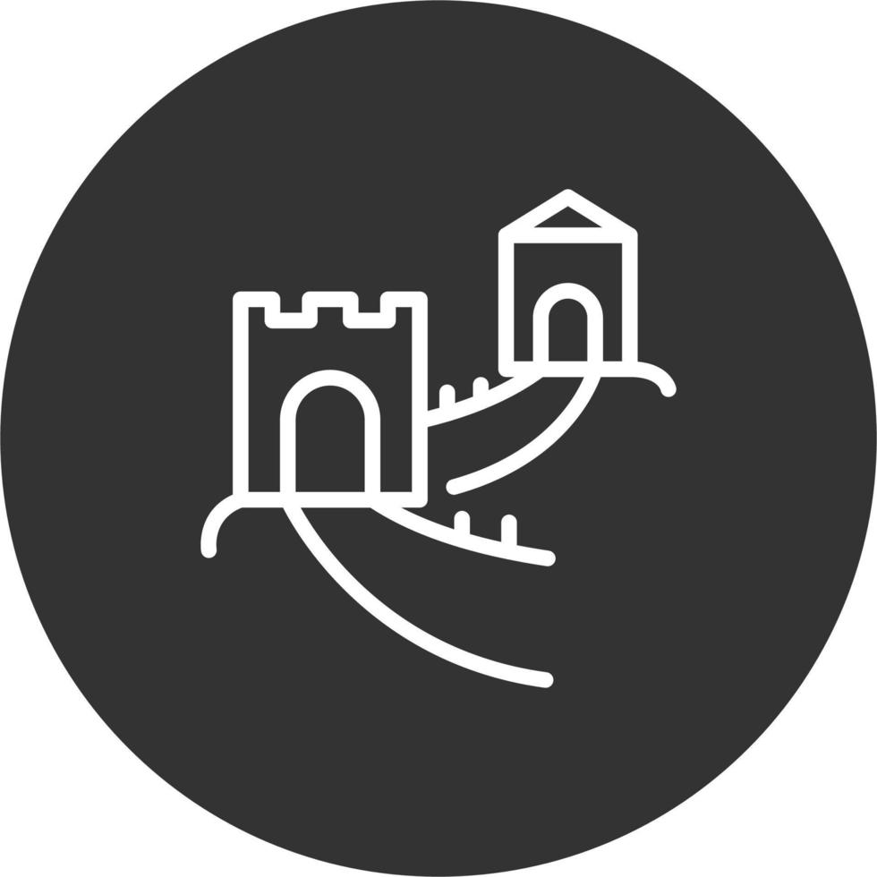 Great Wall Of China Vector Icon