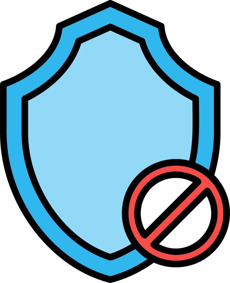Blocked Vector Icon