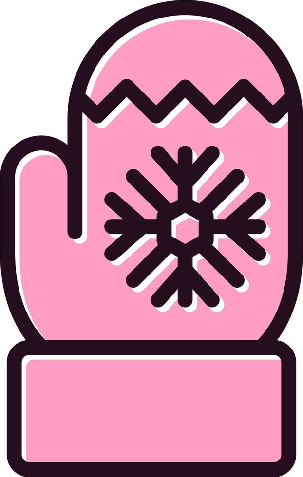 Mitten Vector Icon