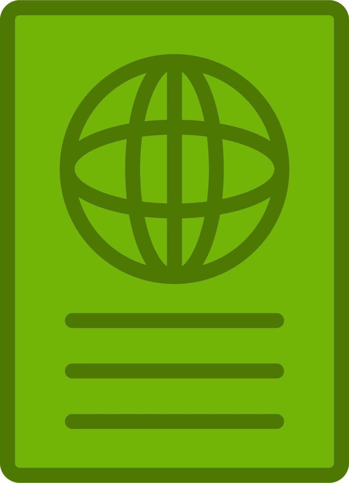 Passport Vector Icon