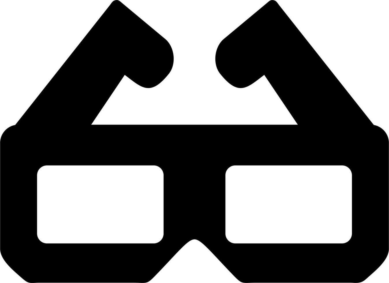 3d Glasses Vector Icon