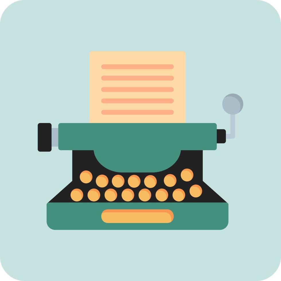 Typewriter Vector Icon