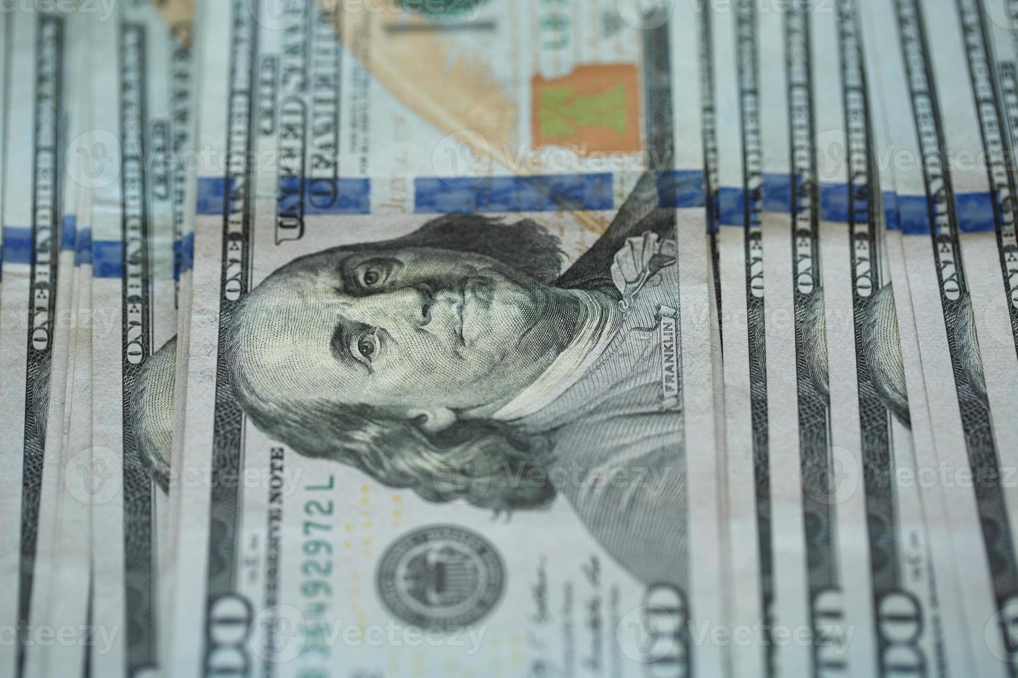 USA dollar money USA dollar money banknotes background photo