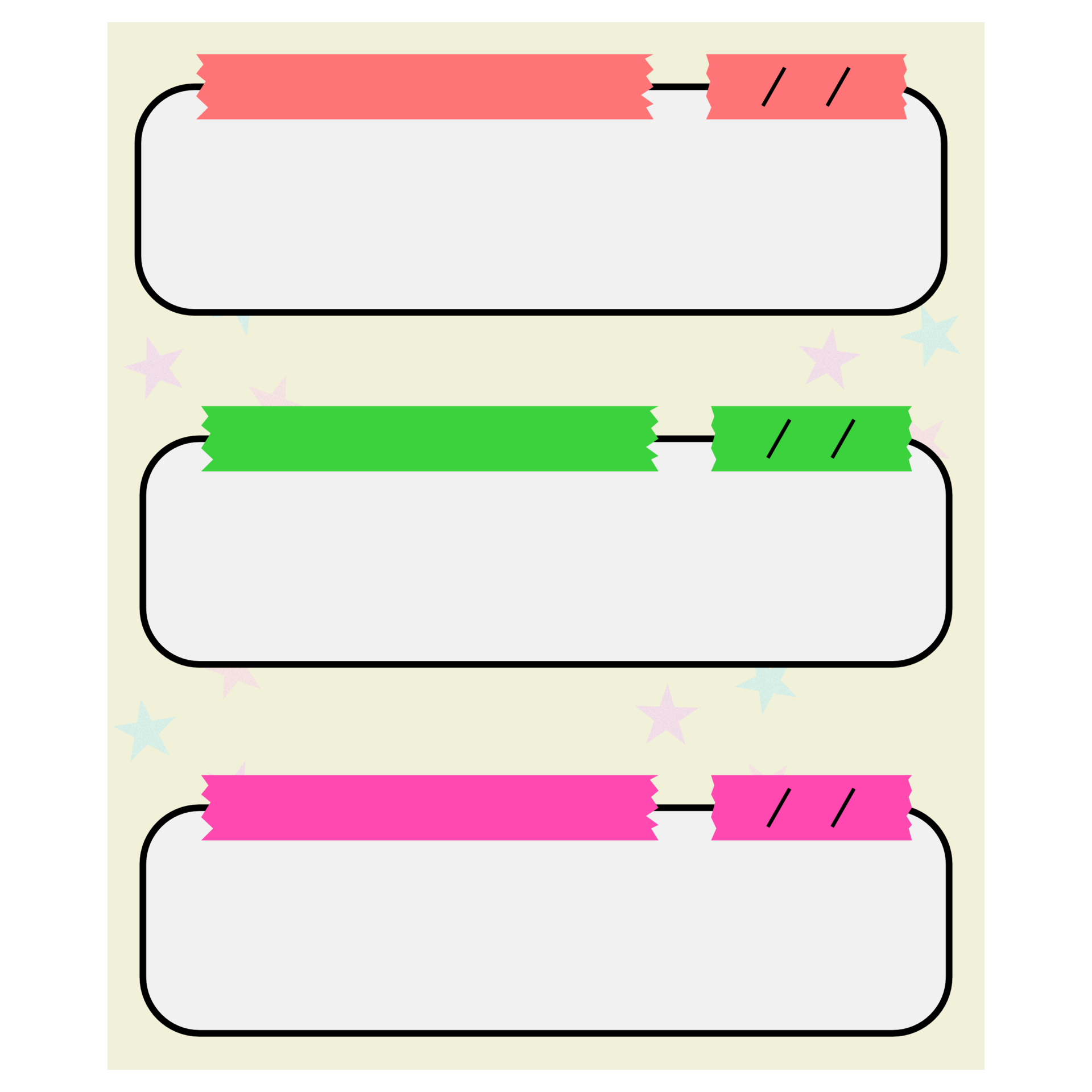 Header and Topic Notepad 21095319 PNG