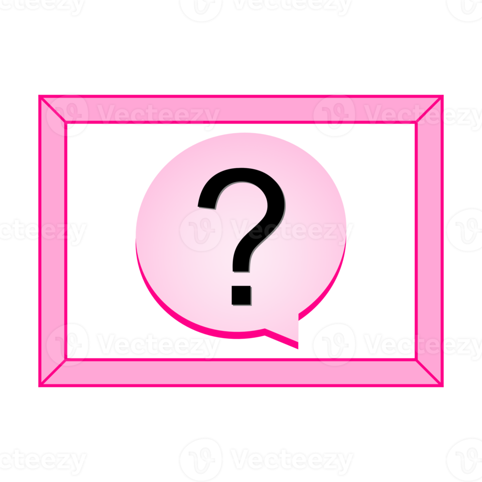 Pink Frame and Problem png
