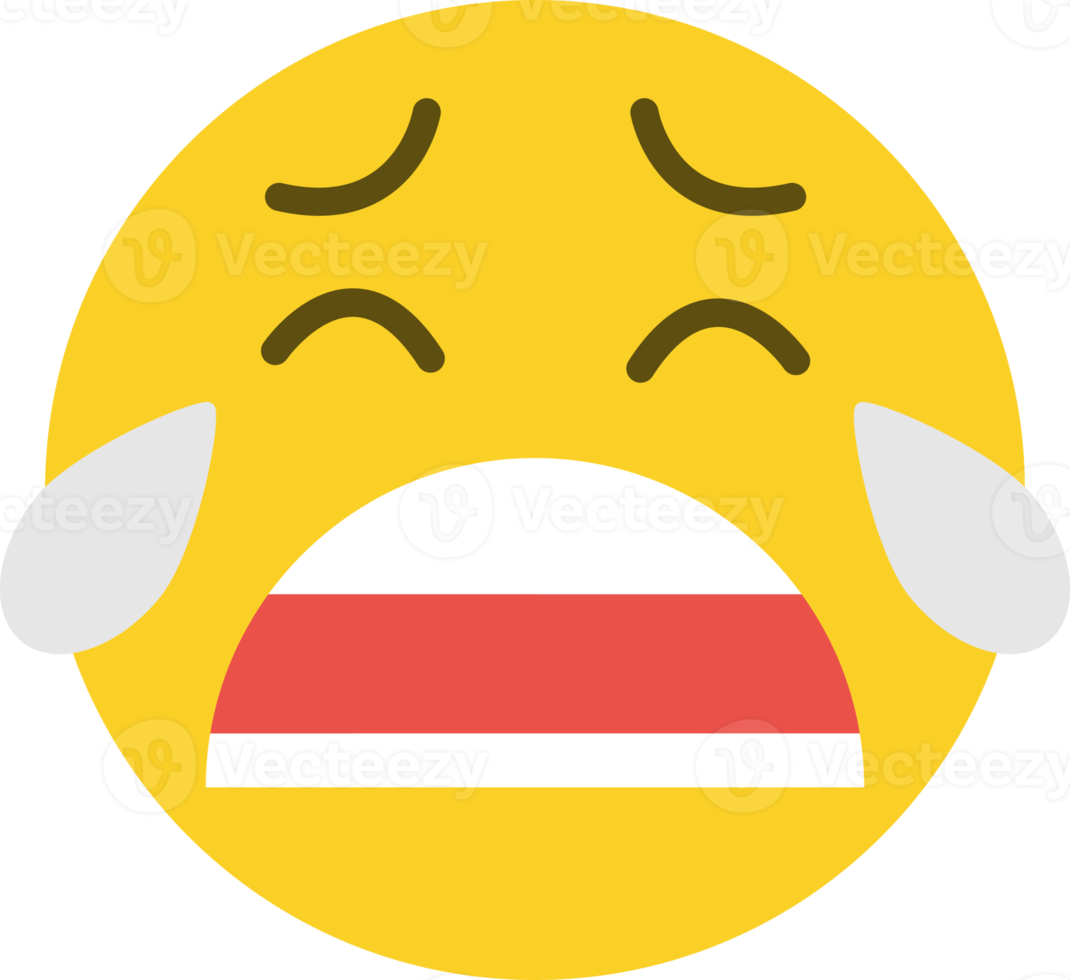 Weinen Gesicht Emoticon. png