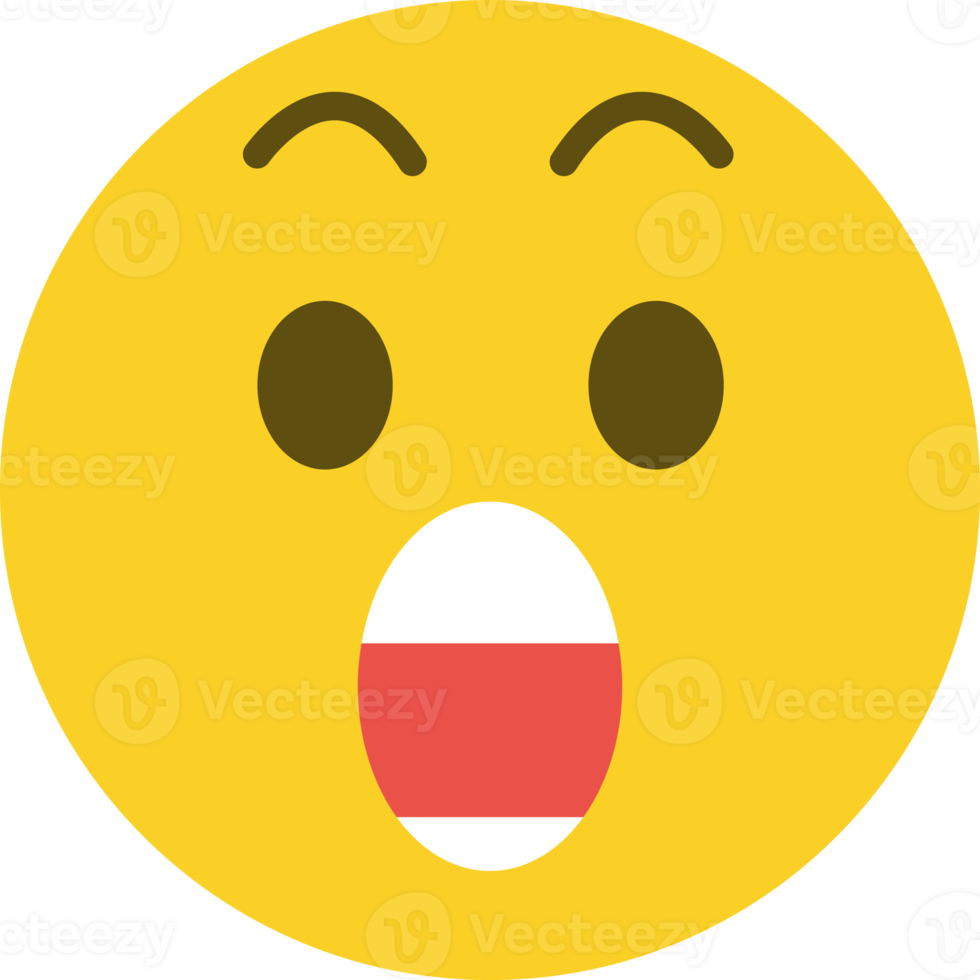 erstaunt Gesicht Emoticon. png