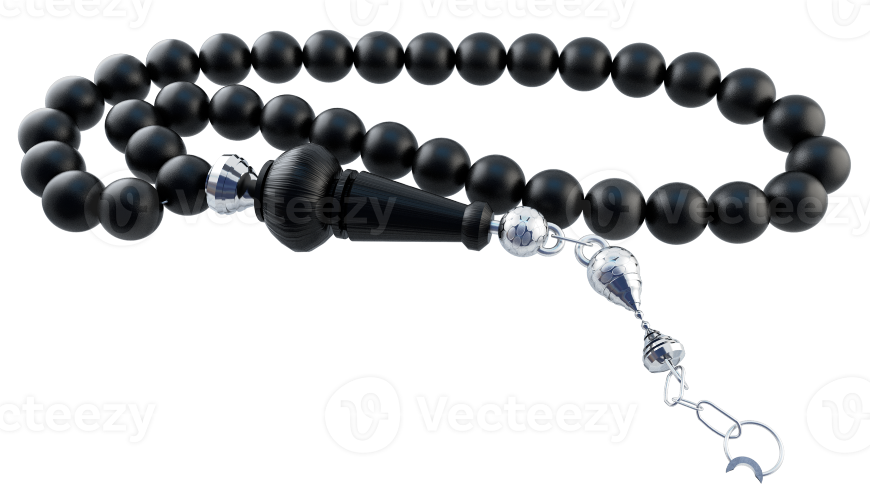 Prayer beads balck png