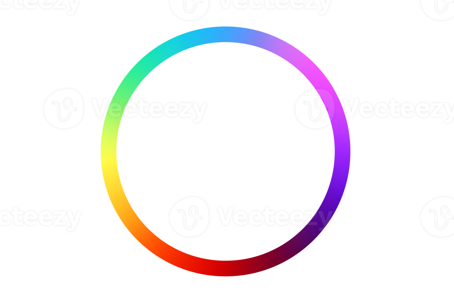 färgrik cirkel ram cirkel ljus ram på transparent bakgrund png fil