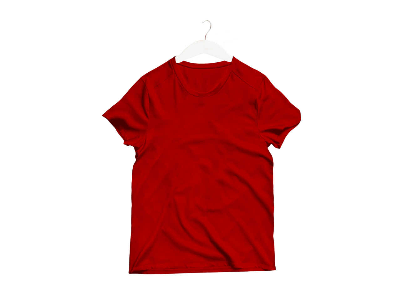 red Isolated t-shirt png