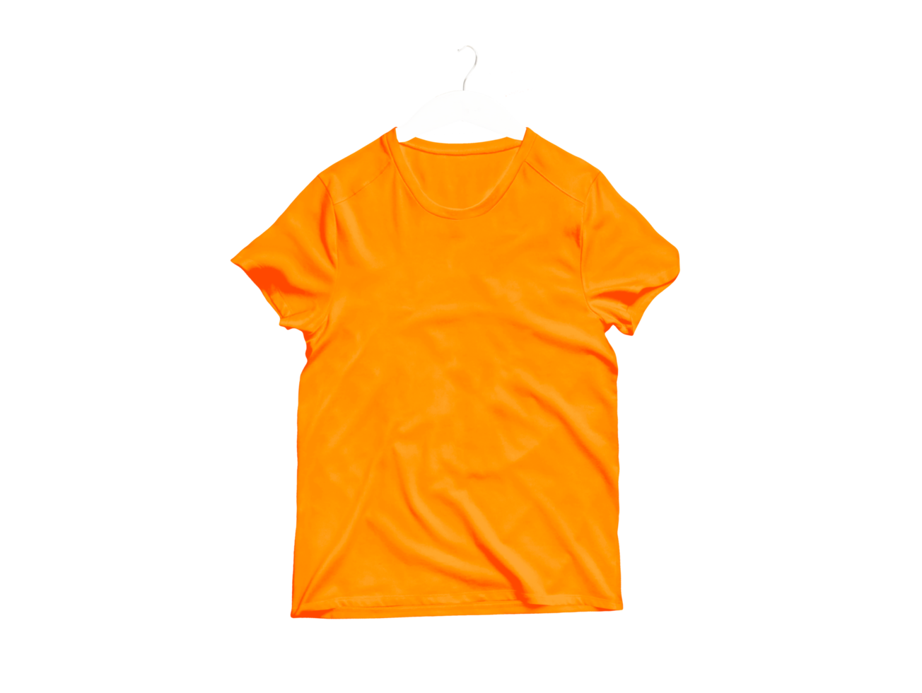 Isolated blank t-shirt for mock up png