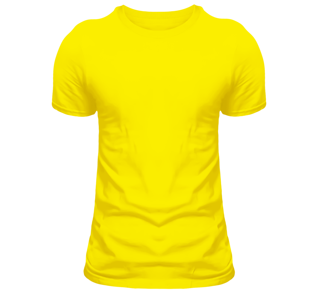 gelbes T-Shirt png