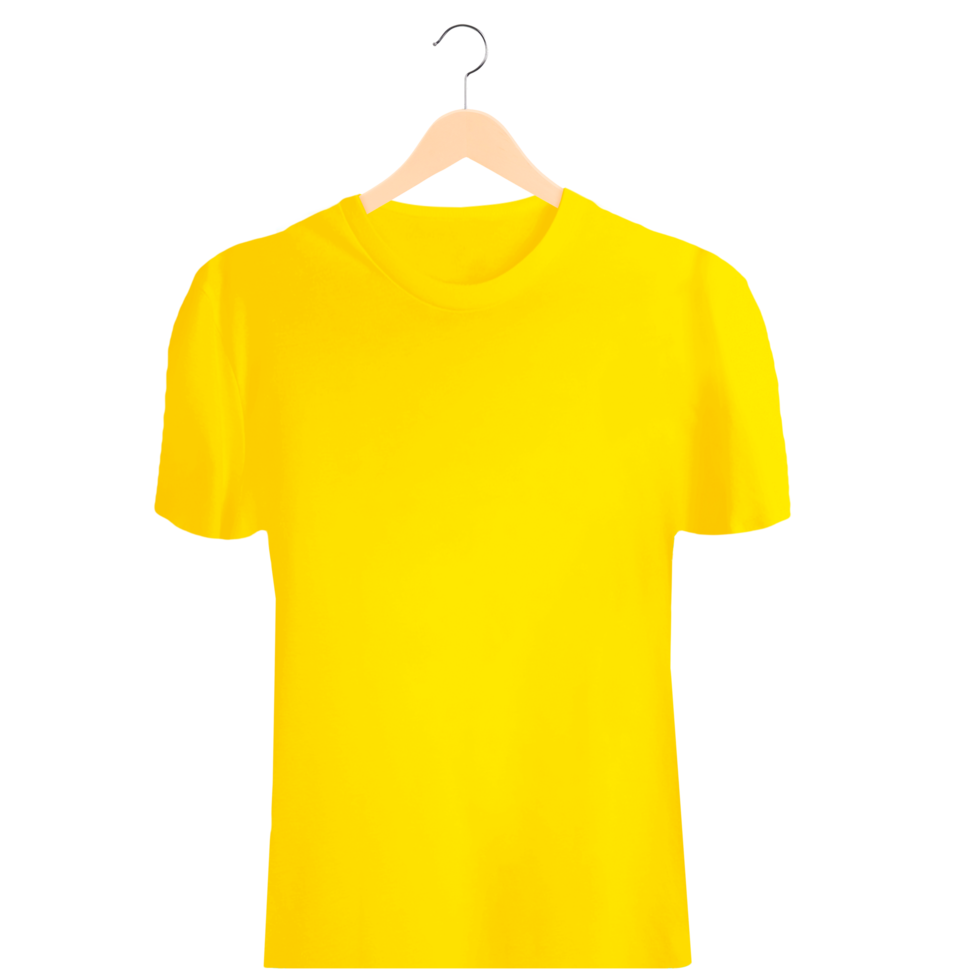 yellow t shirt png