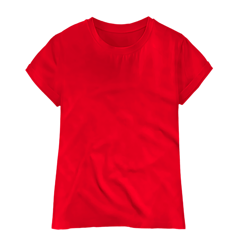 röd t-shirt png