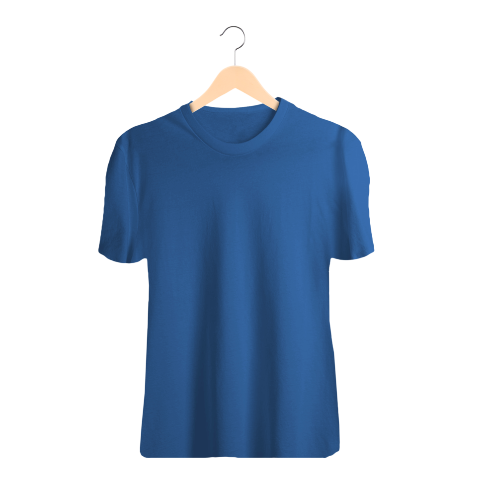 isoliertes blaues T-Shirt png