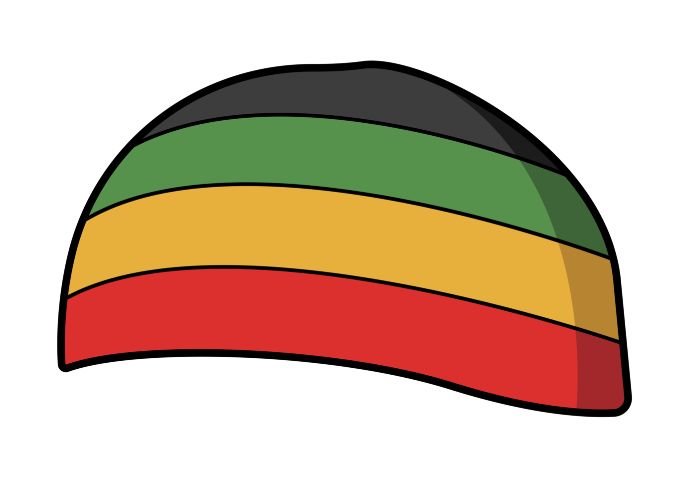 rasta gorro Jamaica estilo reggae sombrero png