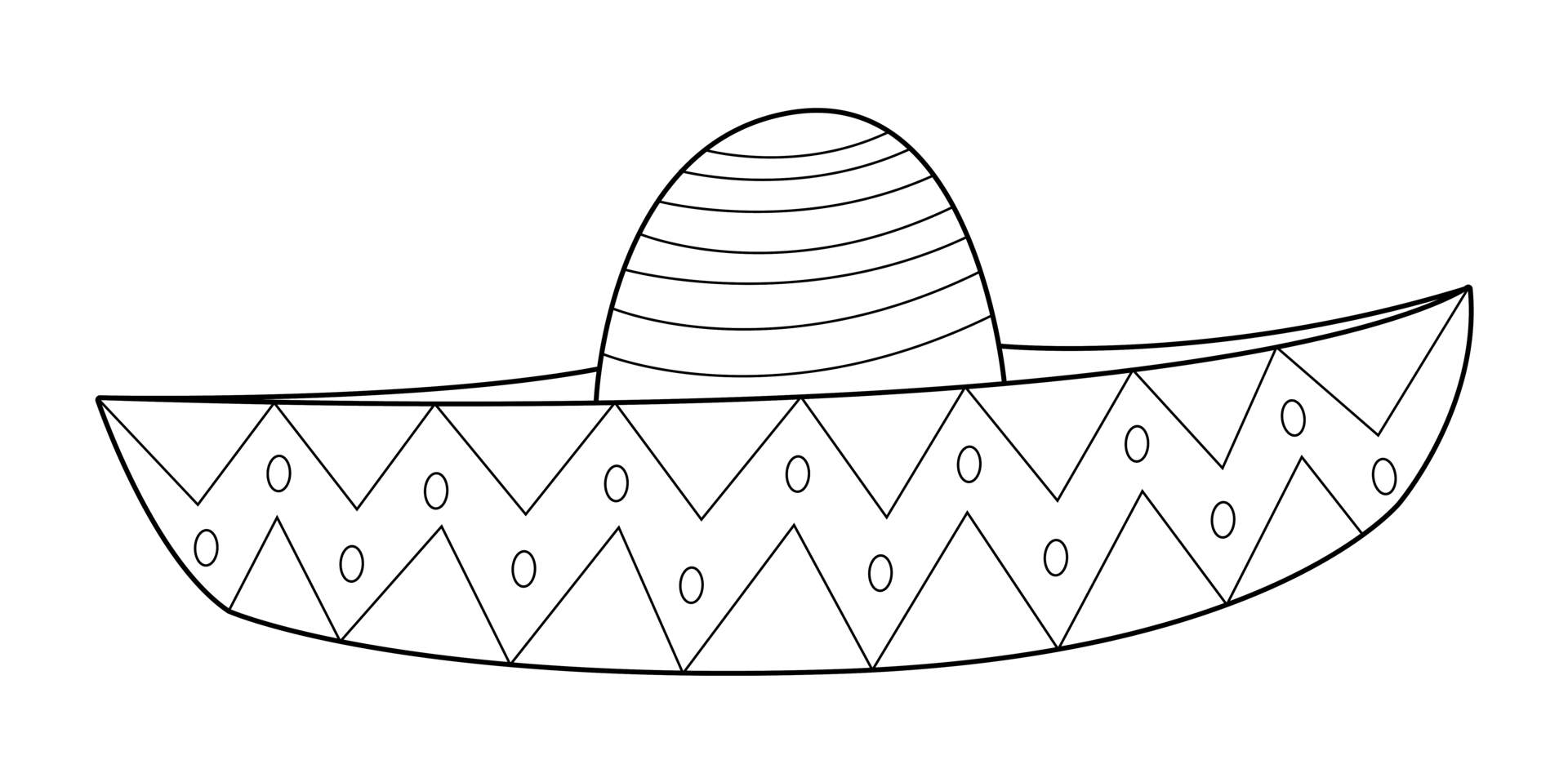 escarabajo Perseguir conveniencia sombrero sombrero mexicano cultura fiesta blanco y negro 21096060 PNG