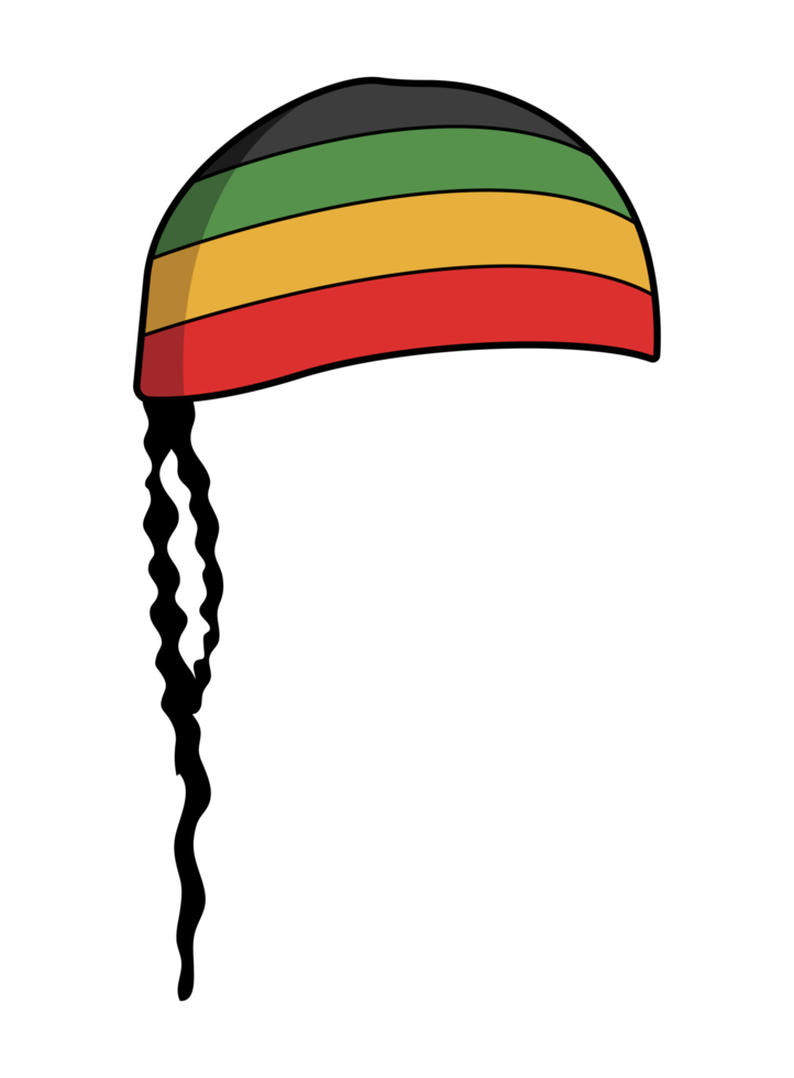 Rasta Beanie Jamaica Style Reggae Hat png