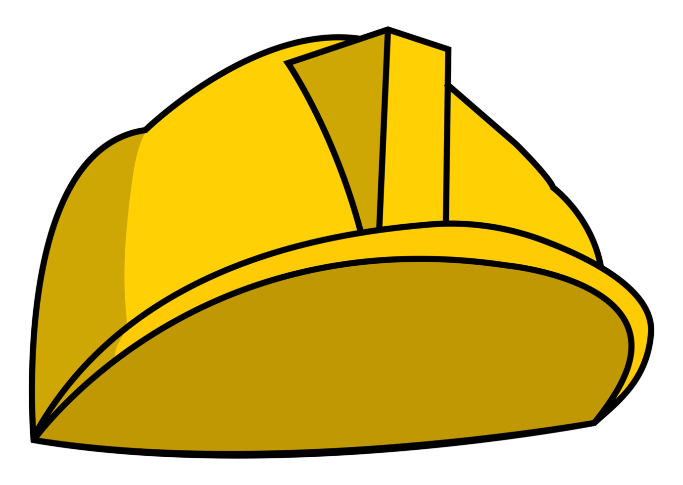 costruttore difficile cappello contraente giallo casco png