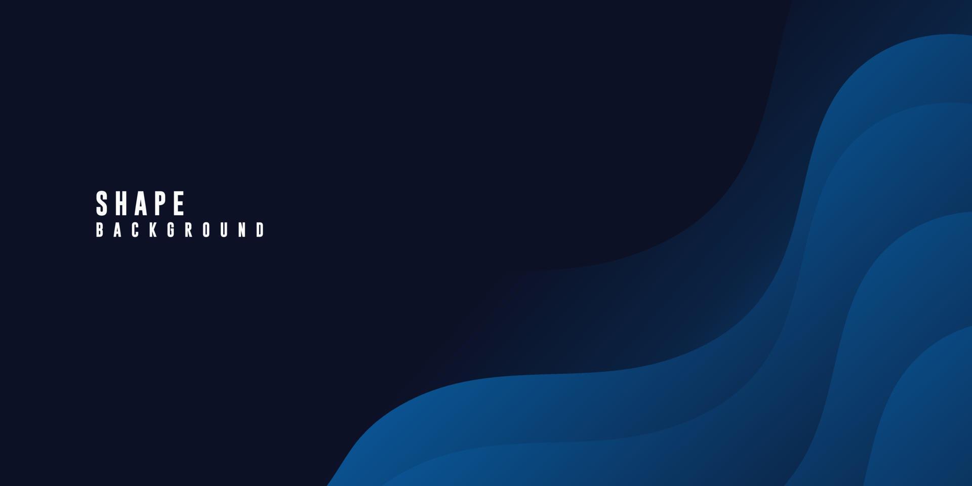 Dark blue modern business abstract background. Vector illustration design for presentations, banner, cover, web, flyer, card, poster, wallpaper, texture, slide, magazine and powerpoint