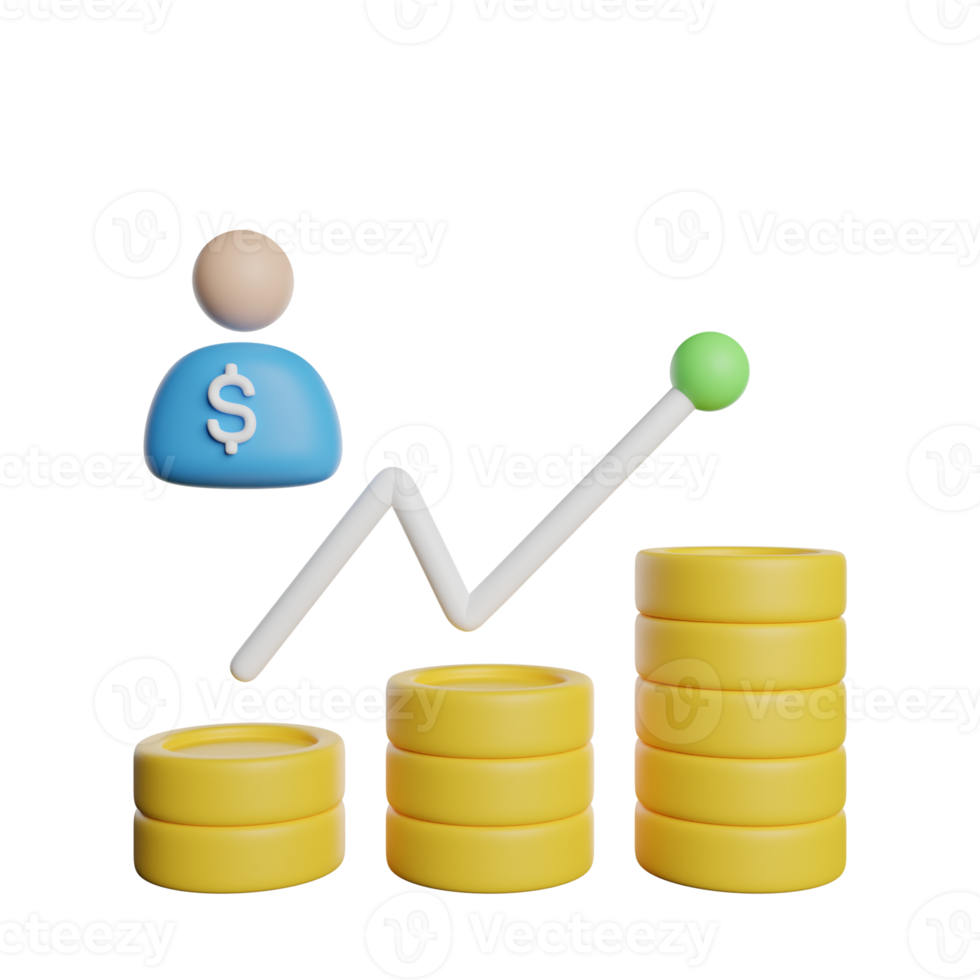 Increased Earnings Money png