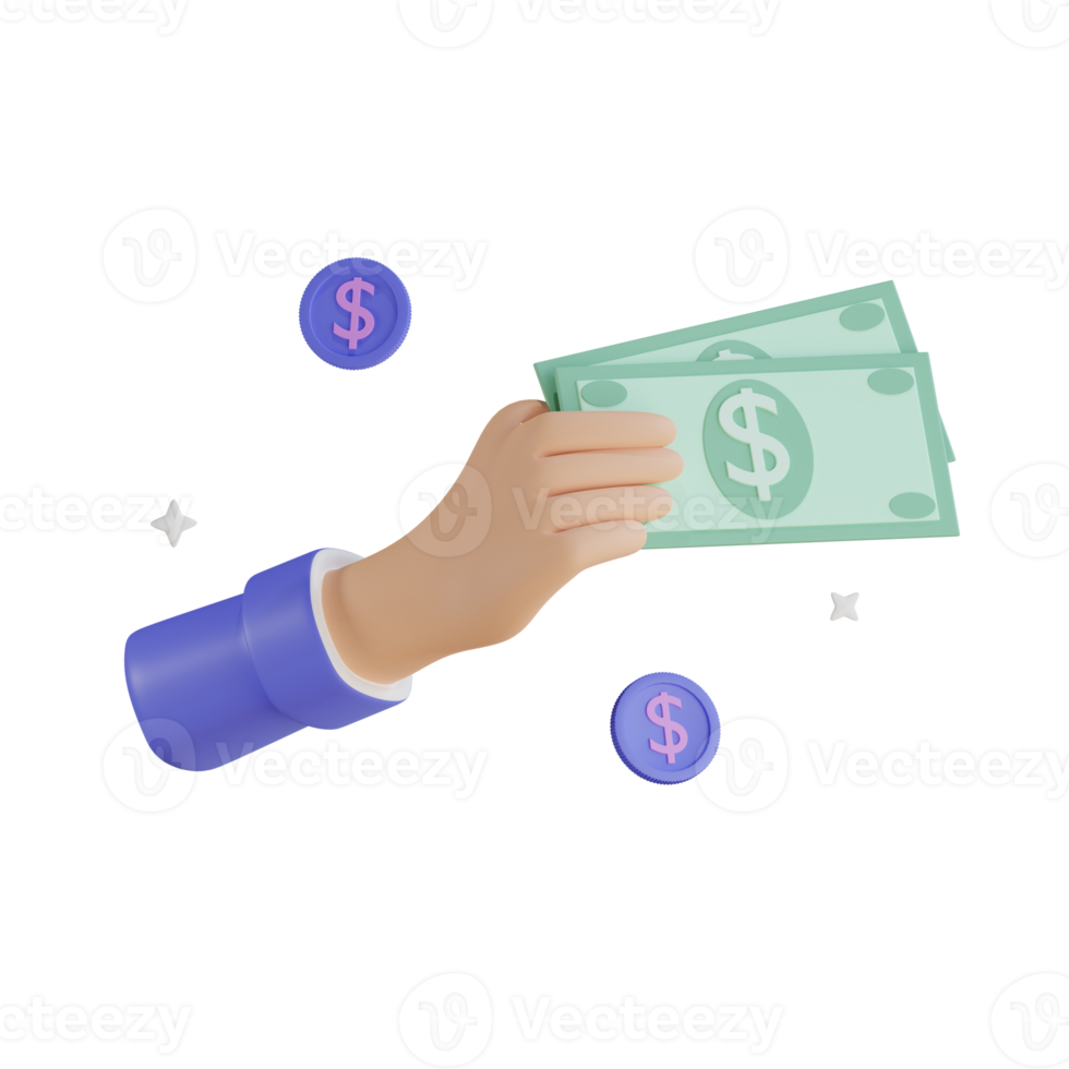 3d icon Cash Pay png