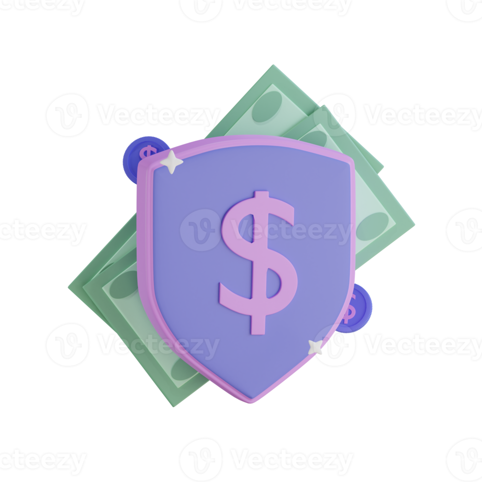 3d icon Money Protection png