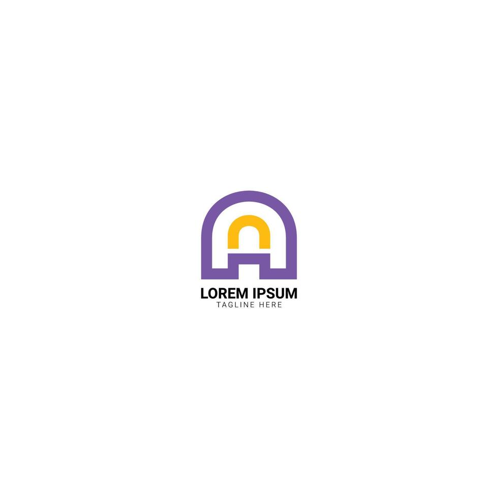 Letter A logo design - A icon template vector
