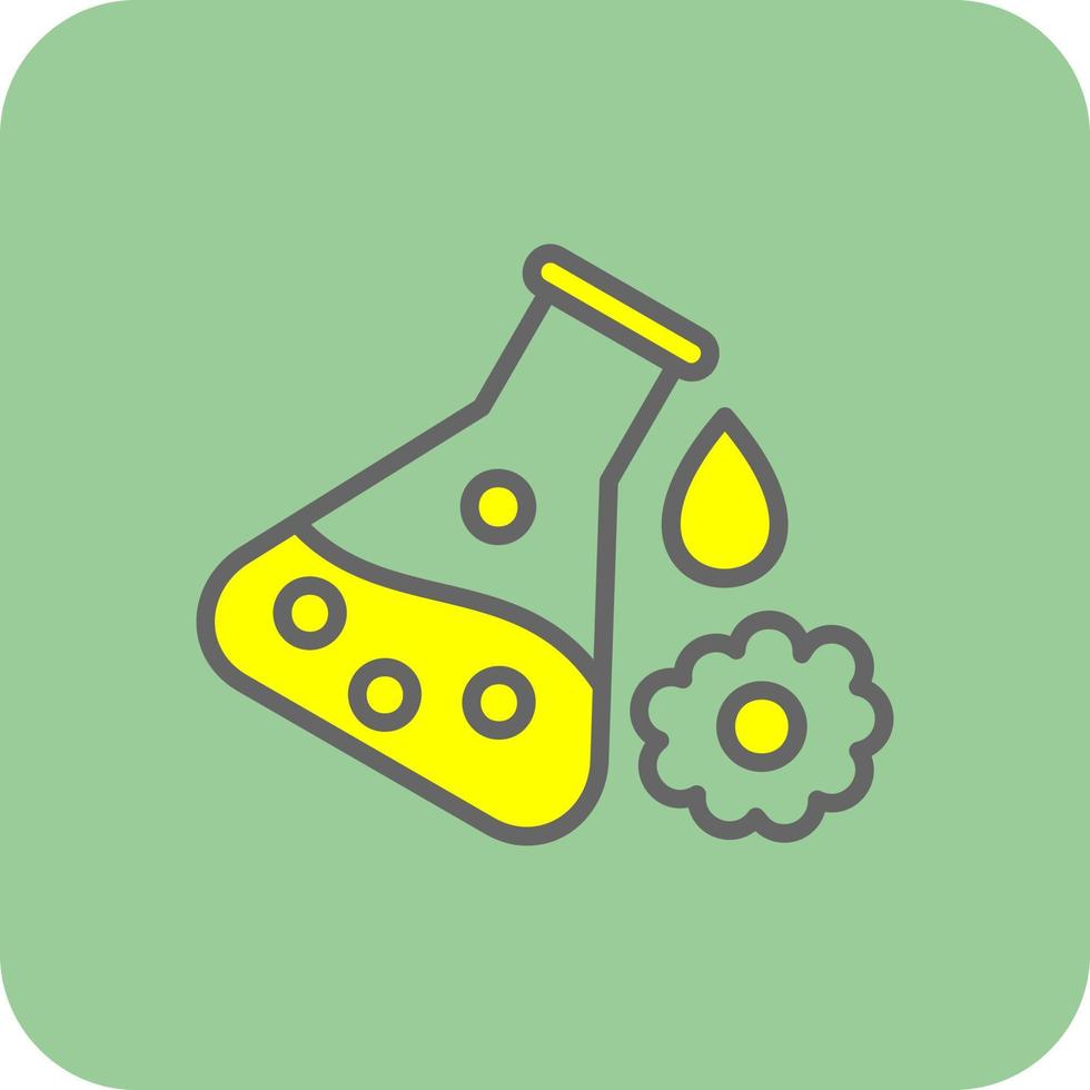 Chemical Reaction Vector Icon Design