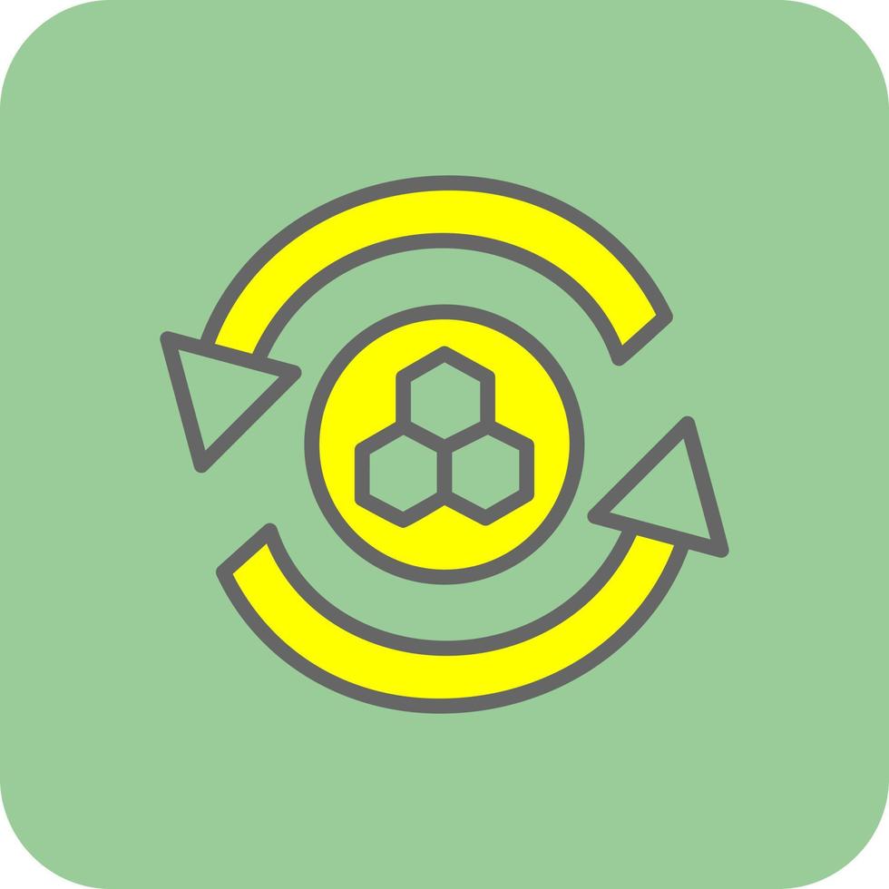 Cell Reprogramming Vector Icon Design