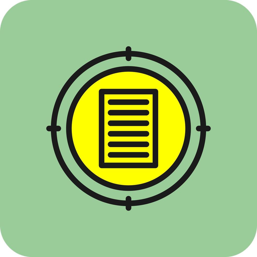 Contextual Targeting Vector Icon Design